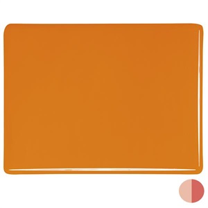 Bullseye 0025-0030 Mandarin Opal 3mm.